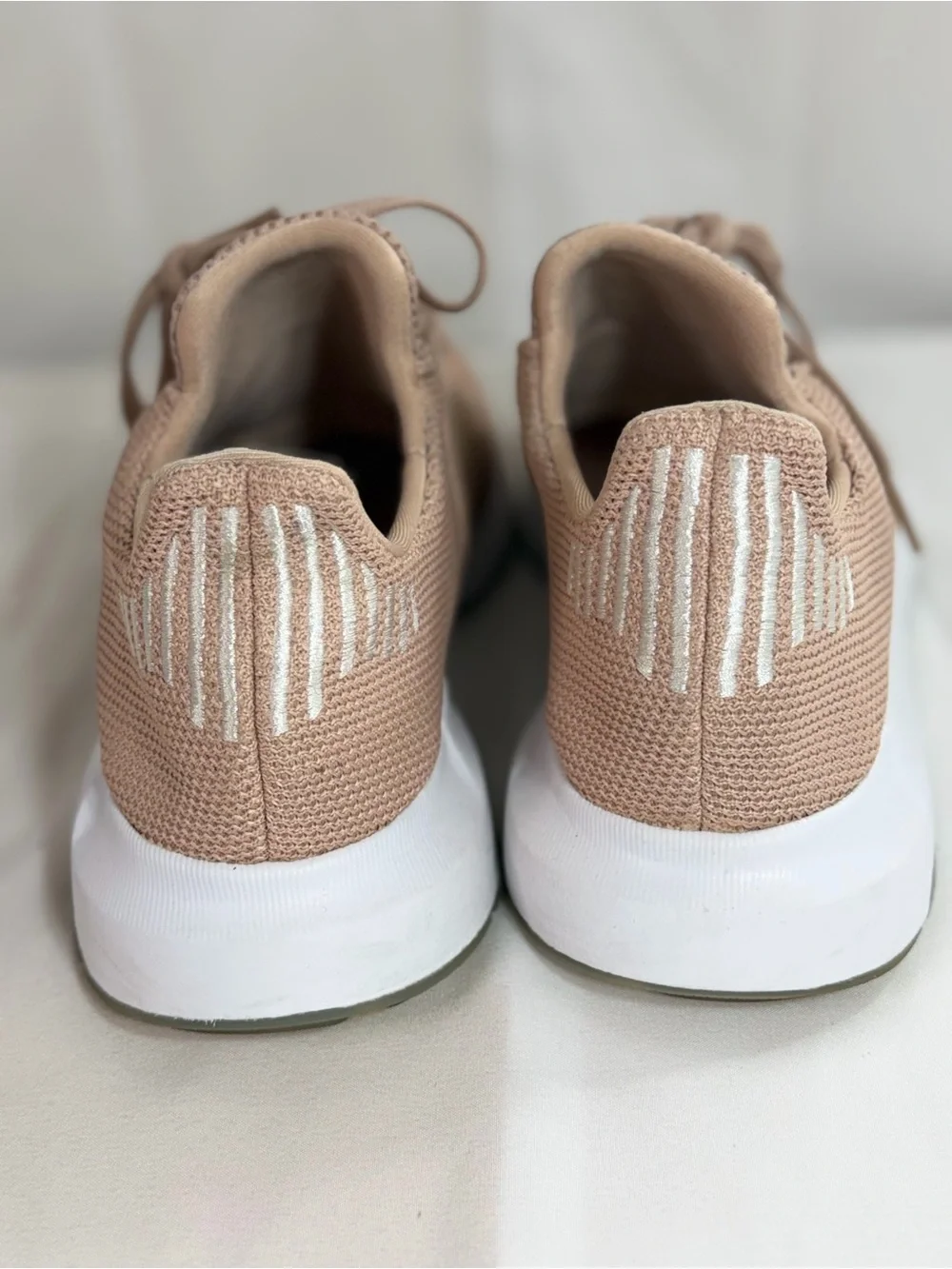 adidas Women’s Blush Knit Athletic Sneakers with White Accents